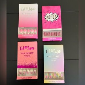 Red Aspen Nail Dashes Set of 4, Short Length